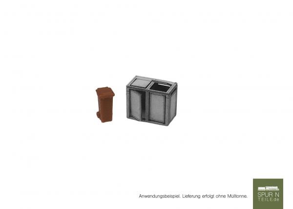 Anlagen-Architekt - 3909 - Mülltonnenunterstand Beton (Bausatz)