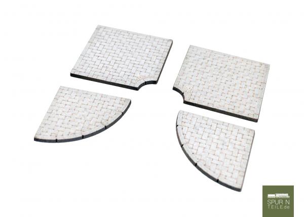 Anlagen-Architekt - 3916 - Gehweg "Verschachtelt" Kurven (4 Stück)