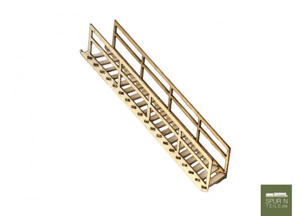 Anlagen-Architekt - 3917 - Holztreppe N (Bausatz)