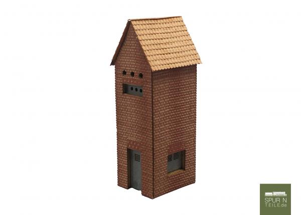 Anlagen-Architekt - 3965 - Ein Trafohaus Backstein (Bausatz) - ehemals Micro Welten 02-50