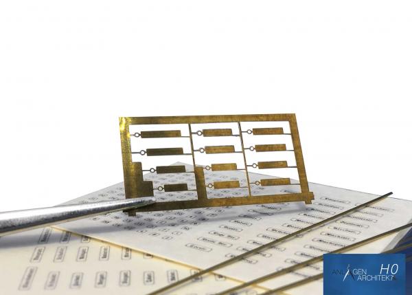 Anlagen-Architekt - 8006 - Straßenschilder modern (Bausatz) - Spur H0