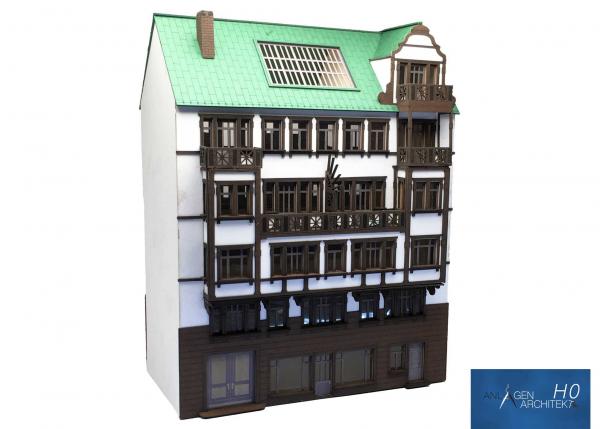 Anlagen-Architekt - 8073 - Stadthaus Waßstraße 19 / Künstlerhaus mit Atelier - Spur H0