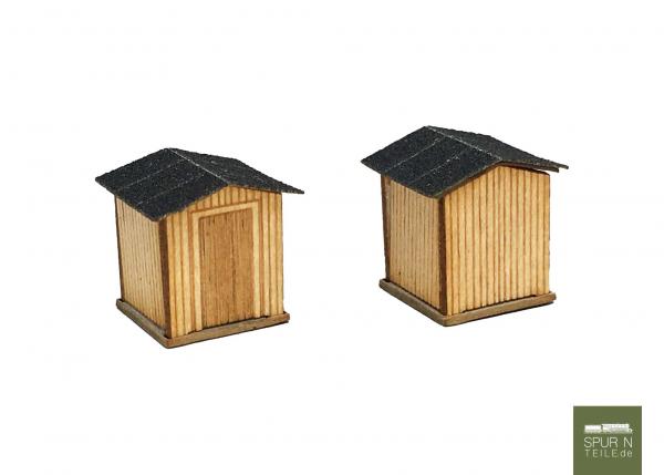 Anlagen-Architekt - 3949 - 2 Geräteschuppen (Bausatz) - ehemals Micro Welten 02-38