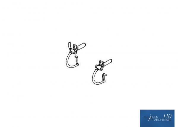 Weinert - 8290 - Bremsschläuche in neuerer glatter Ausführung - Spur H0