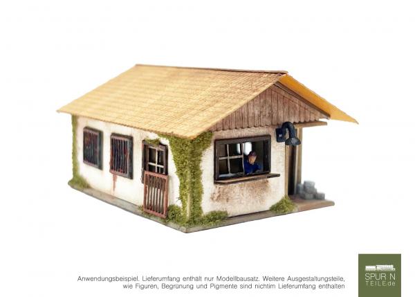 Anlagen-Architekt - 3950 - Kassenhäuschen oder Kiosk N (Bausatz) - ehemals Micro Welten 02-35