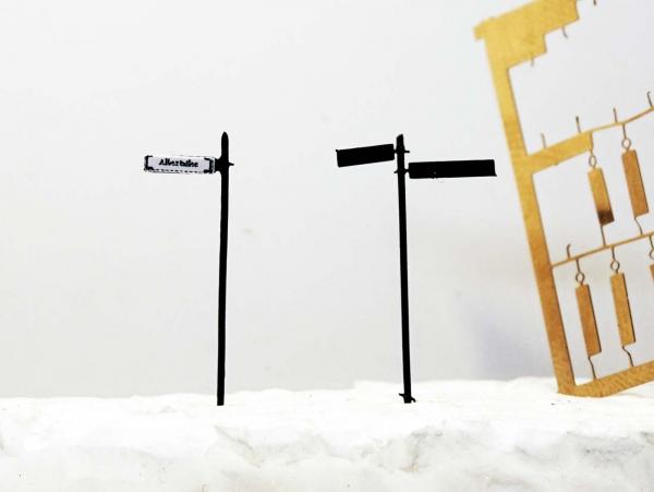 Anlagen-Architekt - 3011 - Straßenschilder modern (Bausatz)